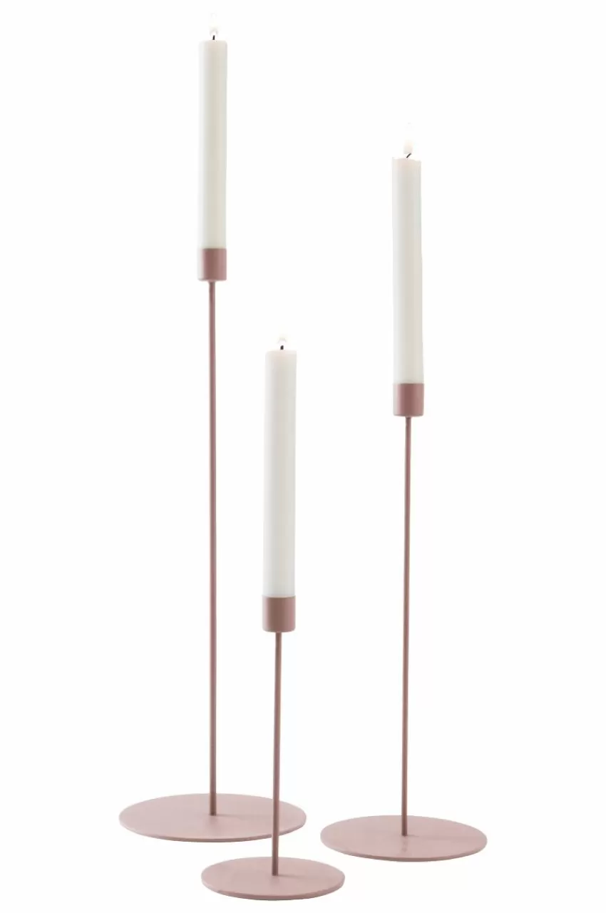 Ljusstakar*Jotex ELSY Ljusstake 3-pack Puderrosa