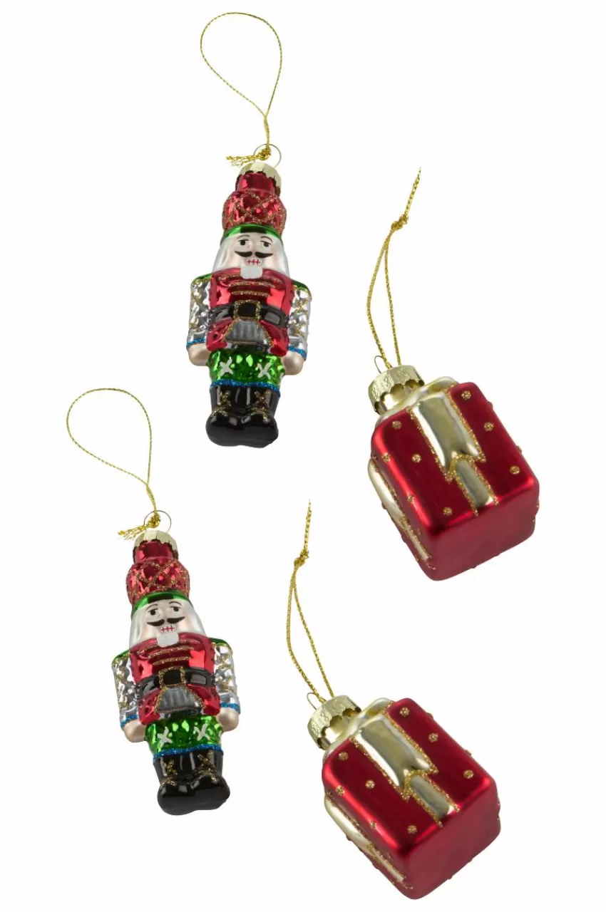Juldekoration*Jotex ERIC Juldekoration 4-pack Röd/multi