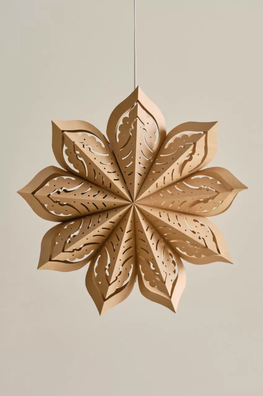Julbelysning*Jotex ERIS Julstjärna ø 62 Cm Brun