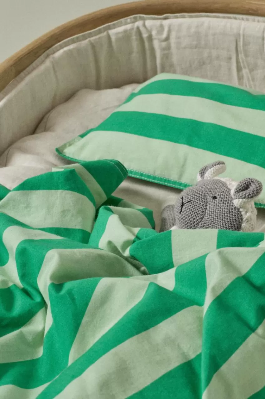 Barnsängkläder*Jotex EVELYN BABY Påslakanset Vagn/vagga - Ekologisk GRÖN