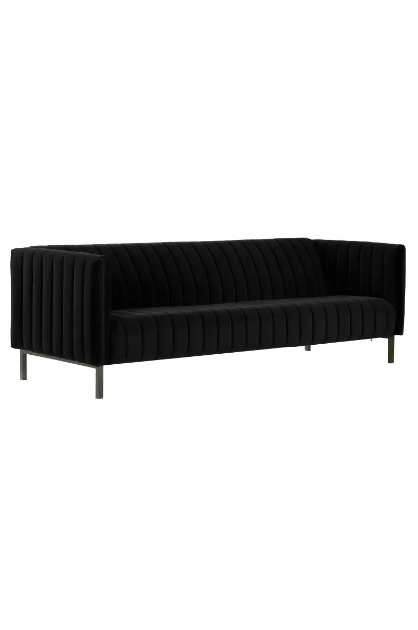 Soffor*Jotex FAYETTE Soffa 3-sits Svart