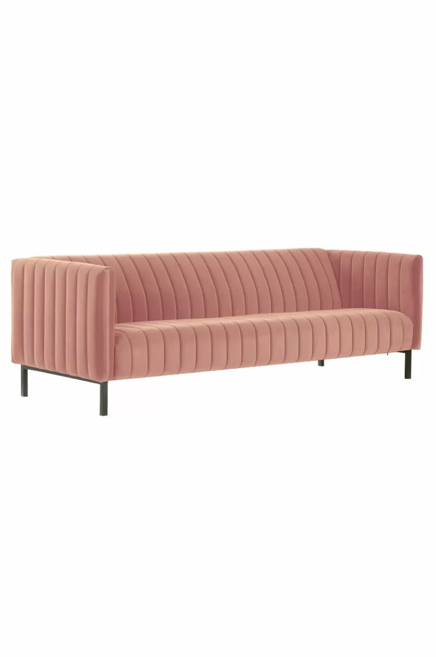Soffor*Jotex FAYETTE Soffa 3-sits Dimrosa