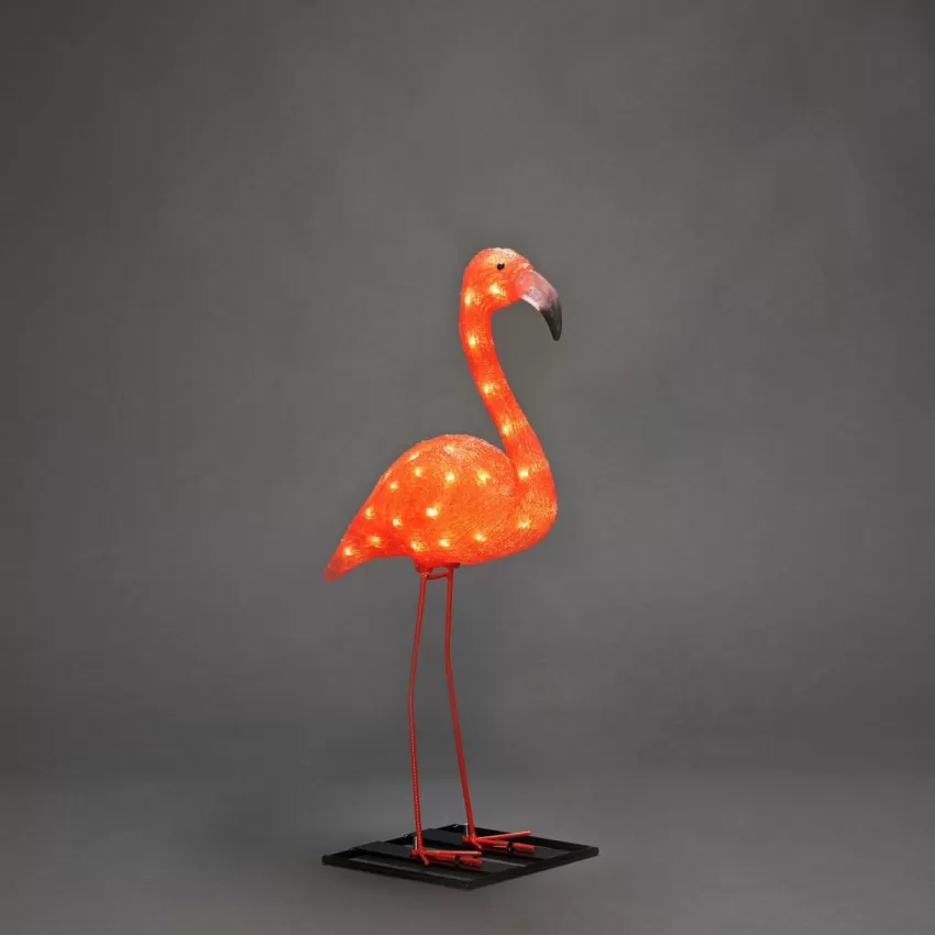 Utebelysning | Utebelysning*Jotex Flamingo LED Höjd 70 Cm Orange