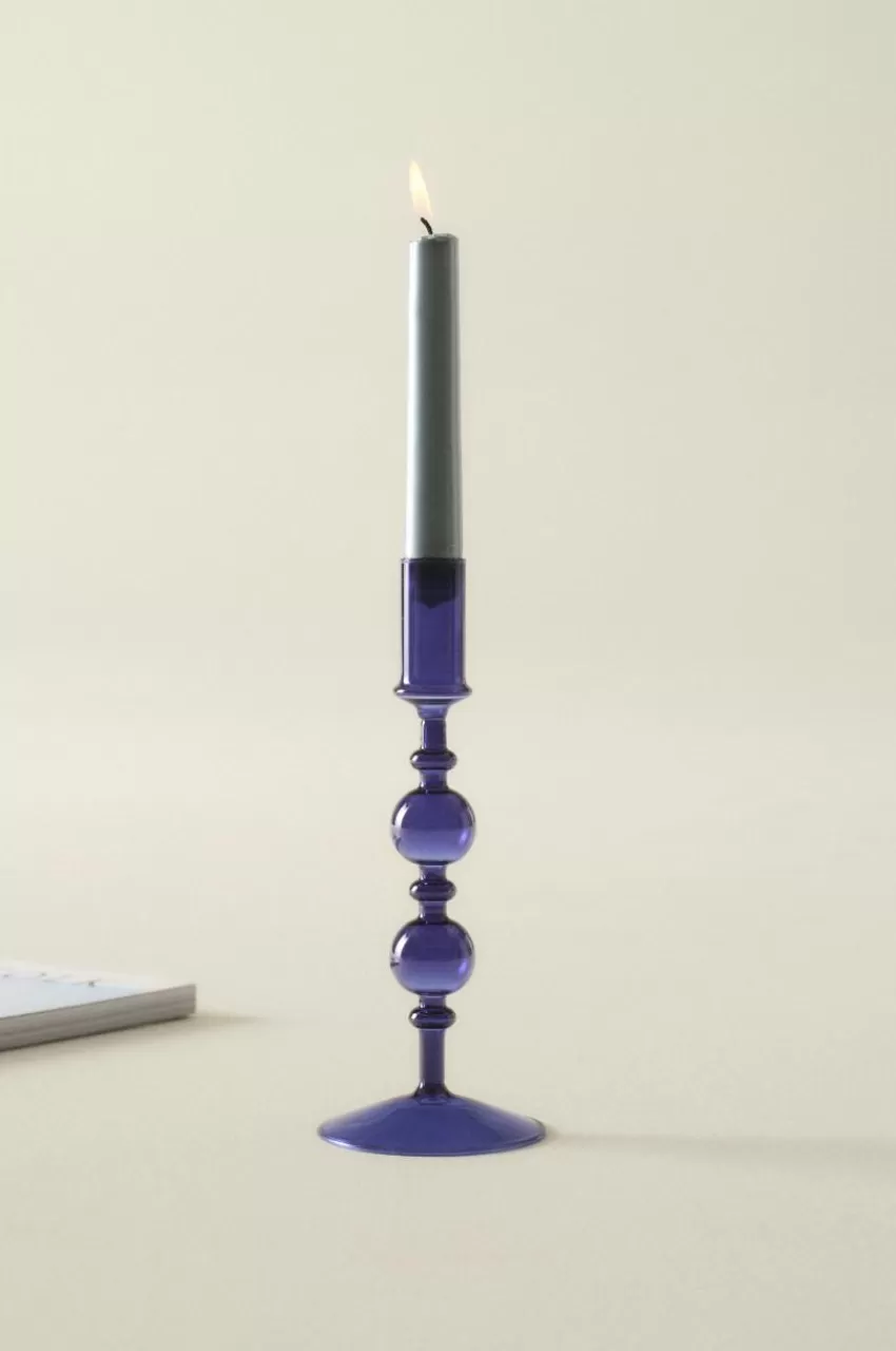 Ljusstakar*Jotex FLORENCE Ljusstake Blå