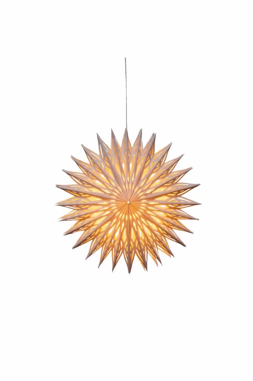 Julbelysning*Jotex FLOWER Julstjärna ø 60 Cm Vit