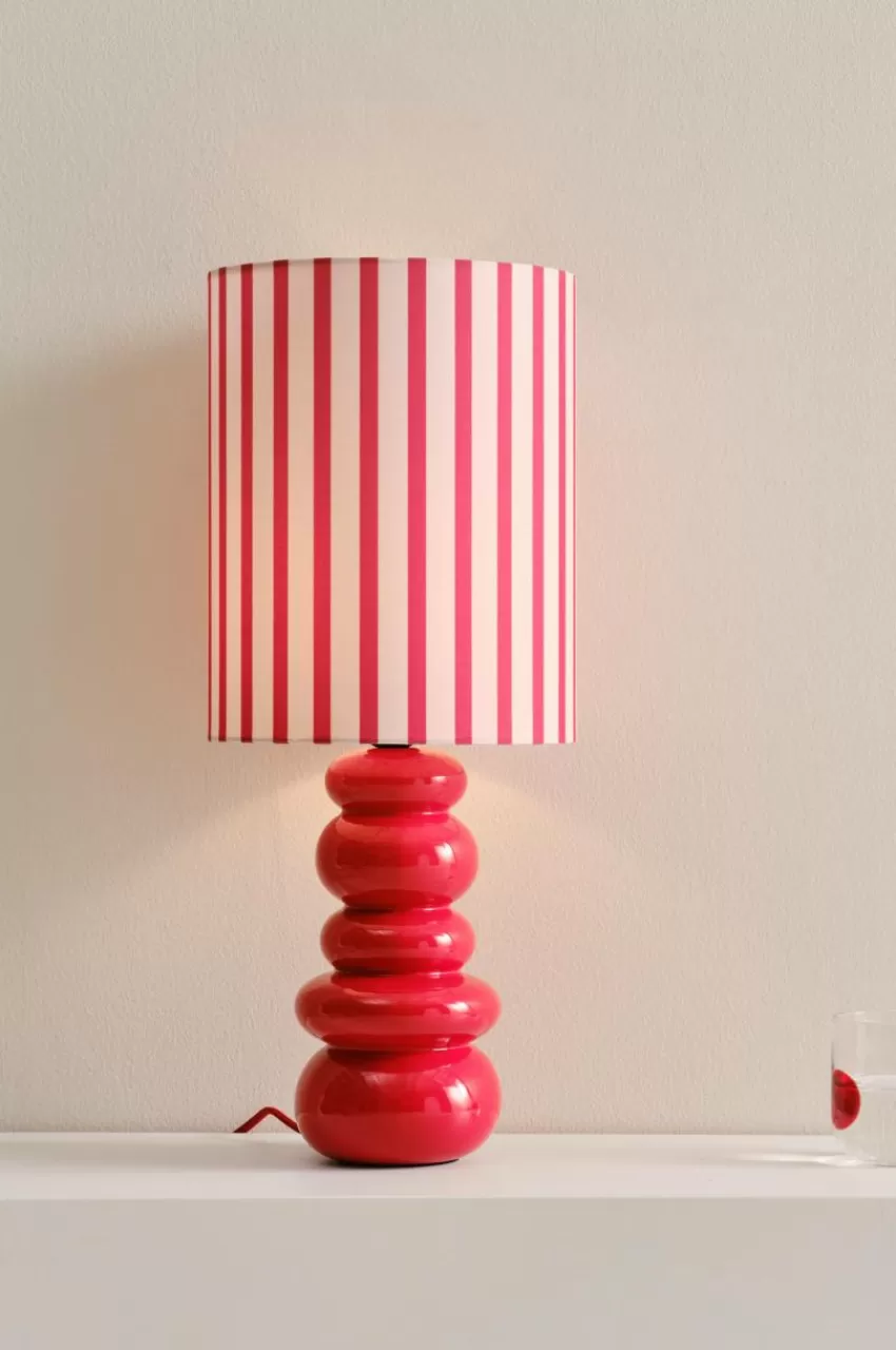 Bordslampor*Jotex FONSO Bordslampa Röd/vit