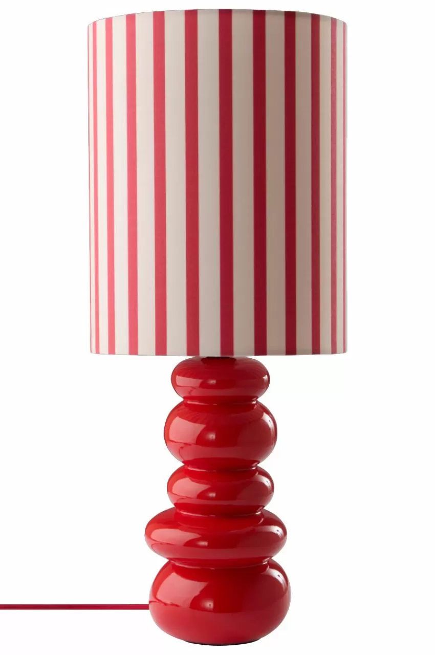 Bordslampor*Jotex FONSO Bordslampa Röd/vit