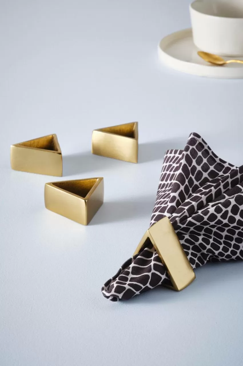 Kökstillbehör | Juldukning*Jotex FRANCES Servettring 4-pack Guld