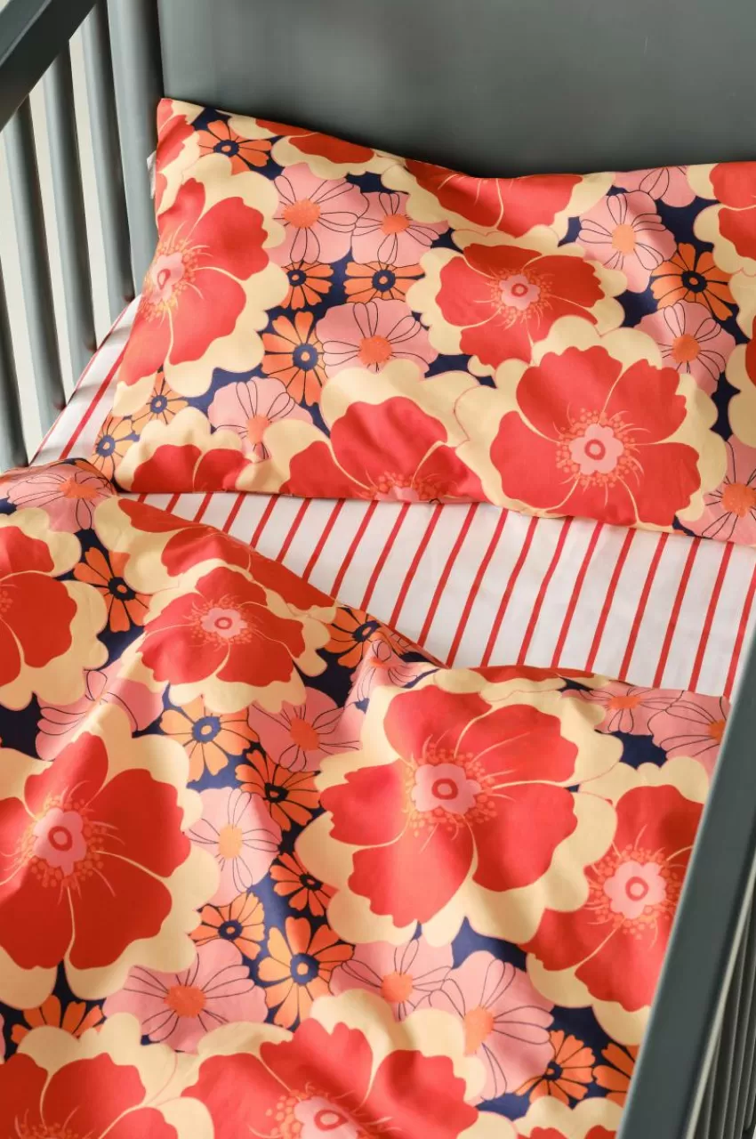 Barnsängkläder*Jotex FRIDA MINI Påslakanset Spjälsäng Ekologisk Orange