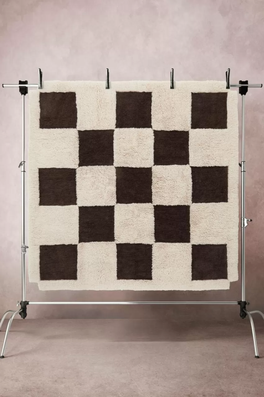 Ullmattor*Jotex GANNAT Fyrkantig Ullmatta 250x250 Cm Brun/beige