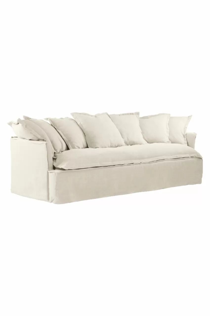 Soffor*Jotex GARDANNE Soffa 3-sits Naturvit