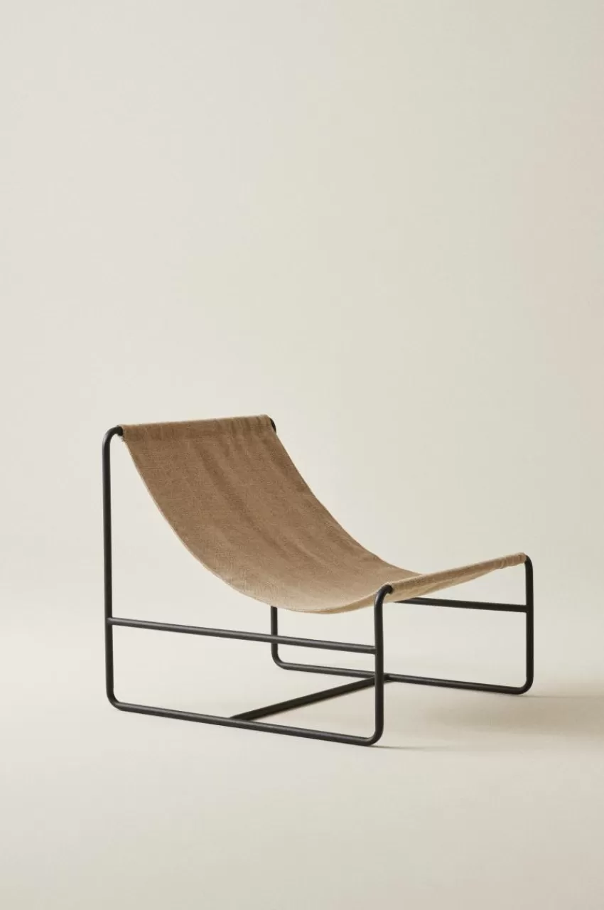 Stolar*Jotex GIBSON Loungestol Svart/natur