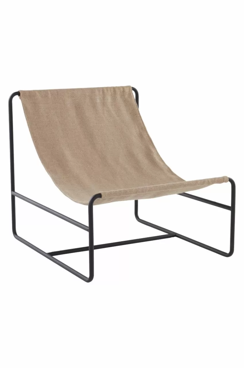 Stolar*Jotex GIBSON Loungestol Svart/natur