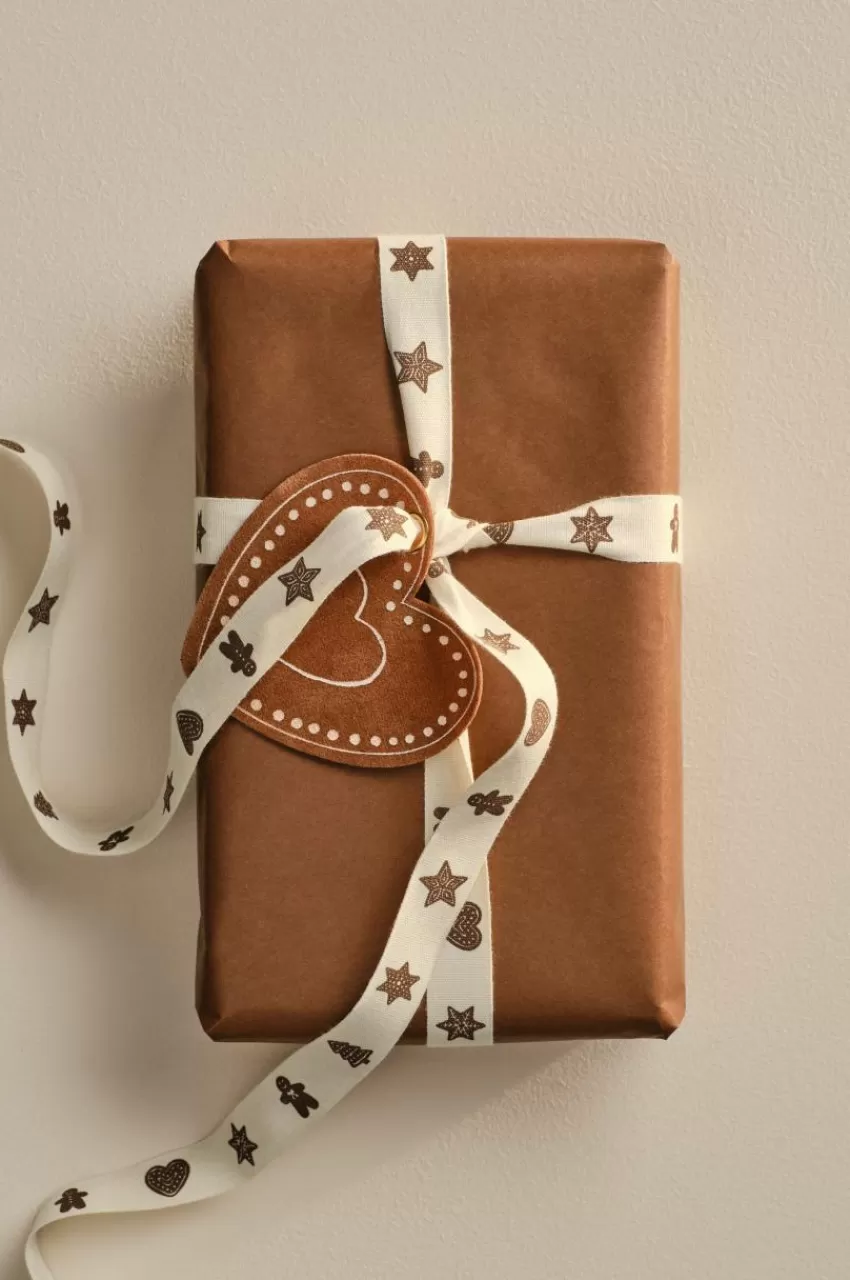 Presentpapper & Snöre*Jotex GINGERBREAD Band Beige