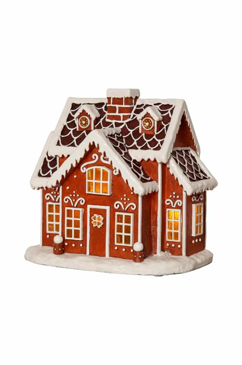 Julbelysning*Jotex Gingerville Stor Brun