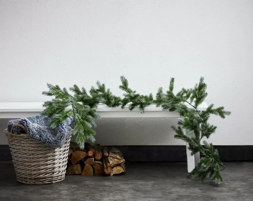 Juldekoration*Jotex Girland Lunda Green