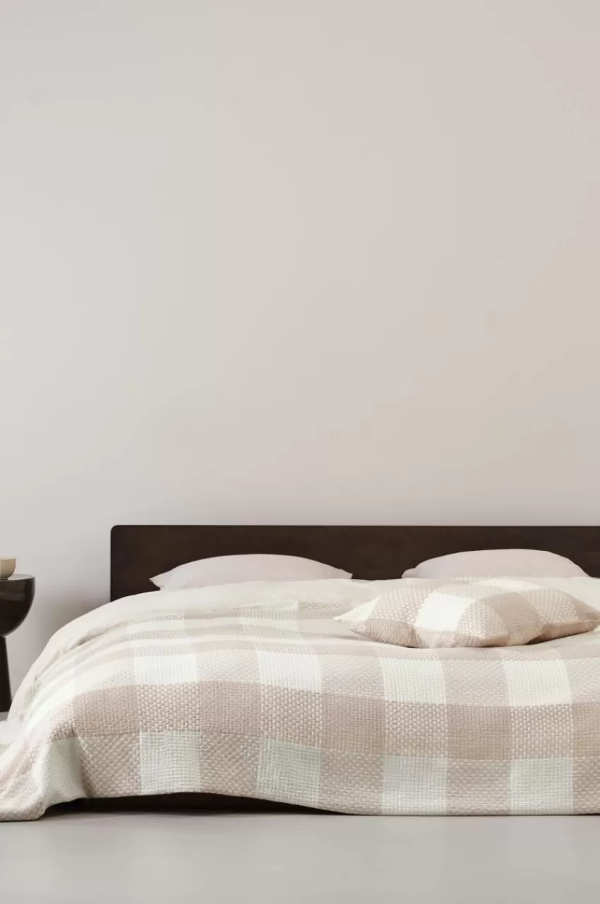 Överkast*Jotex HAKO överkast Beige/naturvit