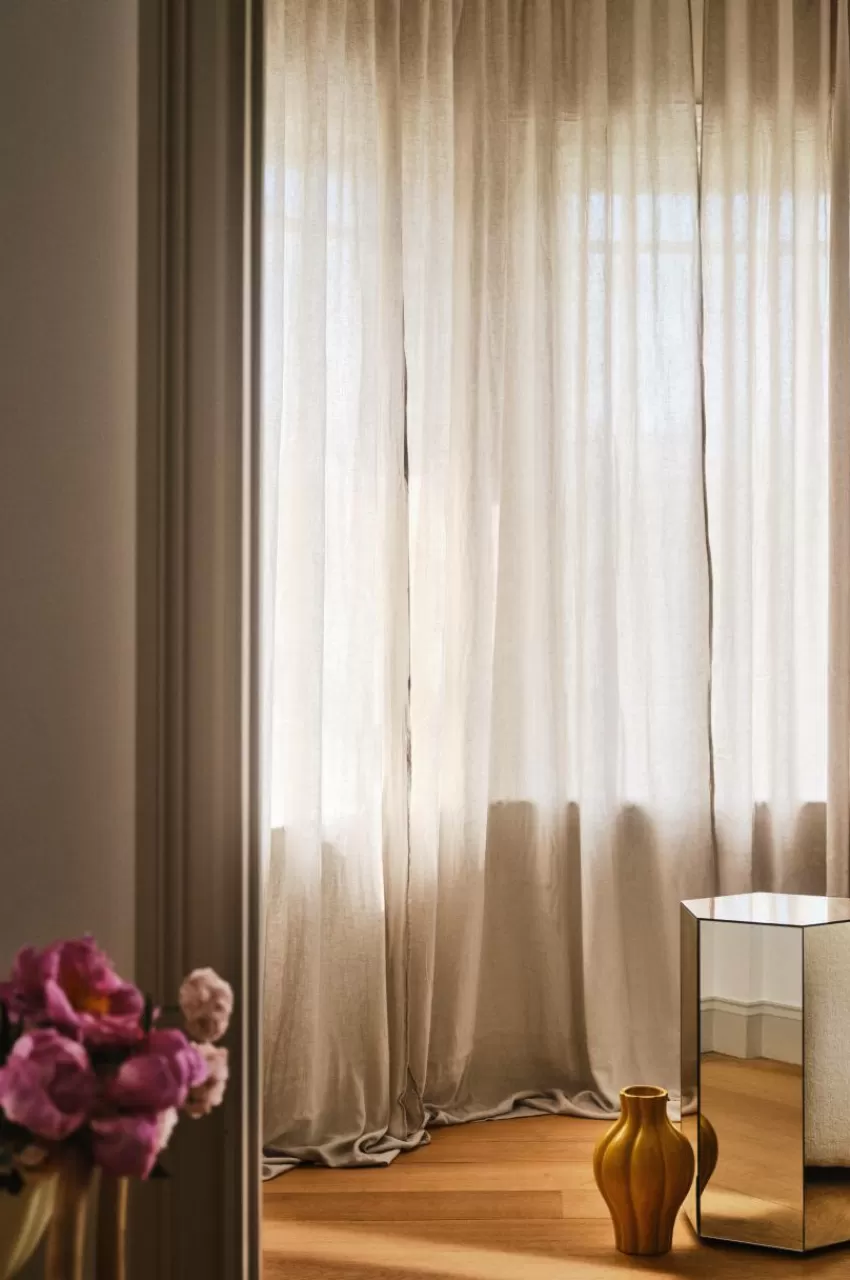 Multifunktionsgardiner*Jotex HANNAH Multifunktionsgardin 2-pack Beige