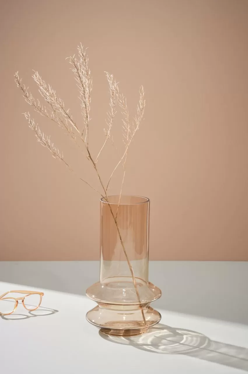 Vaser*Jotex HAZE Glasvas - Höjd 30 Cm Amber