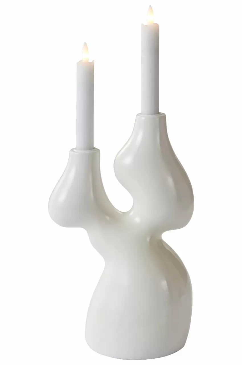 Ljusstakar*Jotex HEIDI Ljusstake Vit