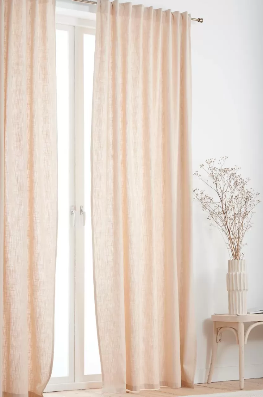 Multifunktionsgardiner*Jotex HENLEY Multifunktionsgardin 2-pack Beige
