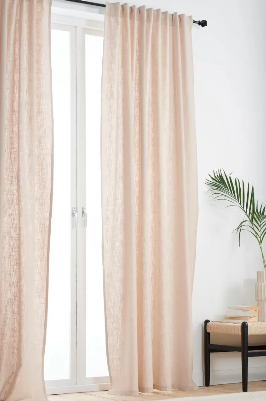 Multifunktionsgardiner*Jotex HENLEY Multifunktionsgardin 2-pack Greige