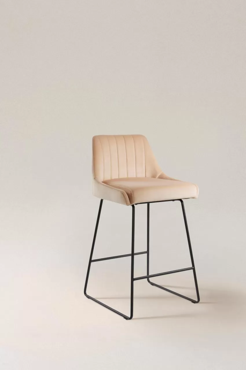 Stolar*Jotex HOLLIE Barstol Puderbeige