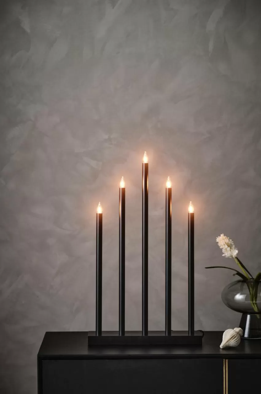 Julbelysning*Jotex HOLY Elljusstake Svart