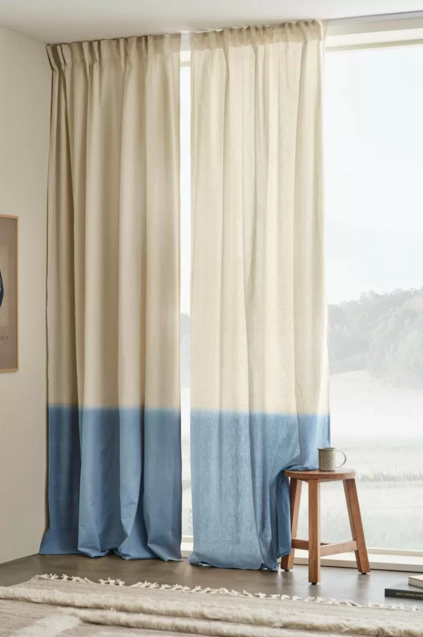Multifunktionsgardiner*Jotex HOMBRE Multifunktionsgardin 2-pack Blå