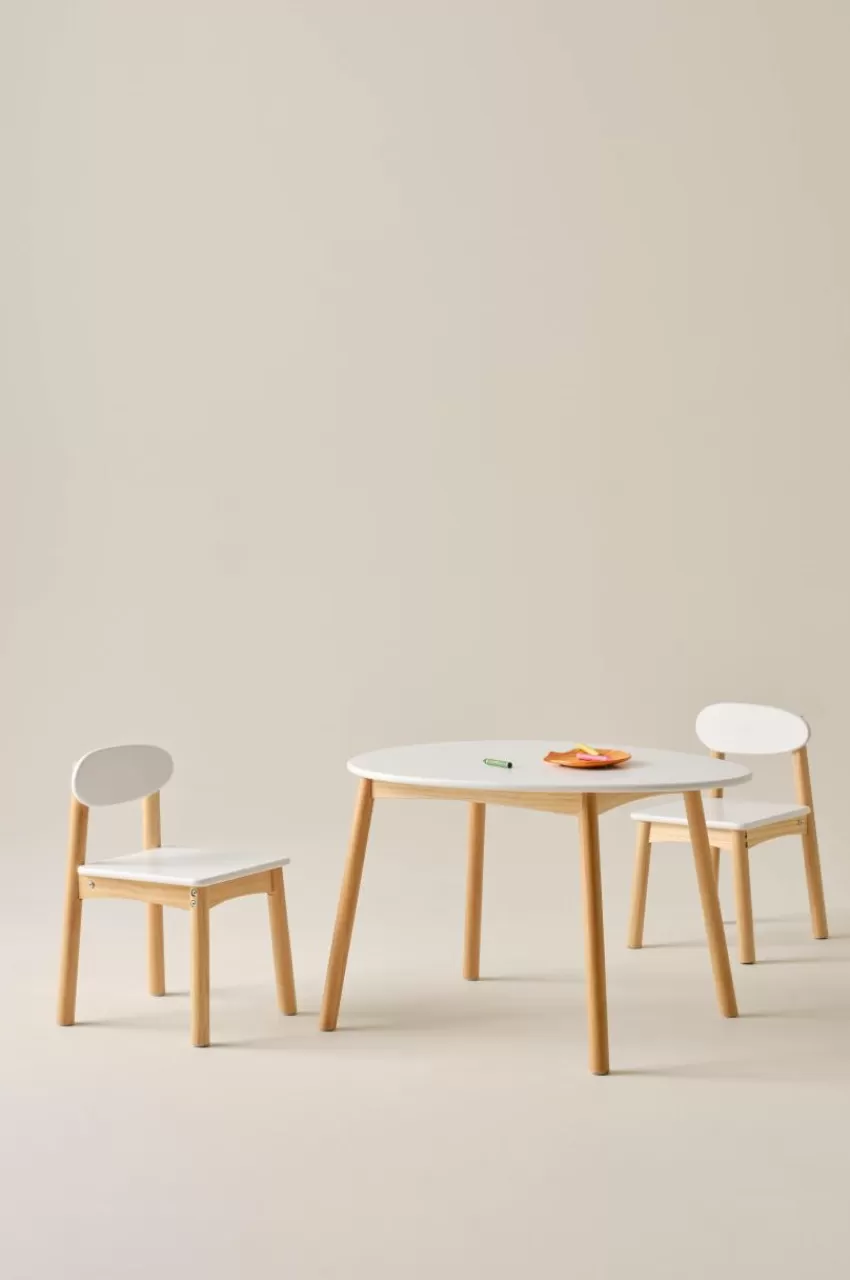 Barnmöbler | Barnmöbler Deal*Jotex HULTA EGG Barnbord Med 2 Stolar Vit/furu