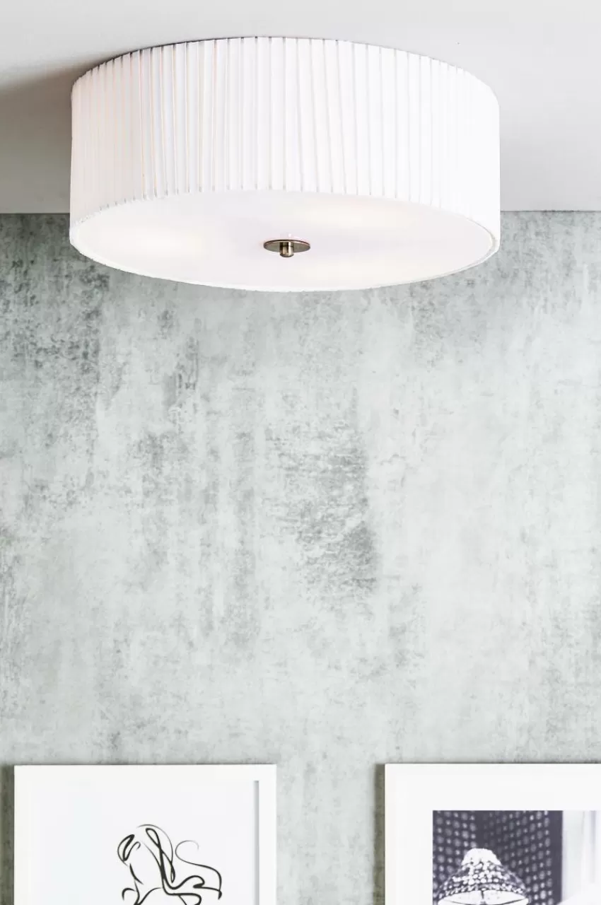Taklampor*Jotex JACKIE Plafond ø 45 Cm Vit