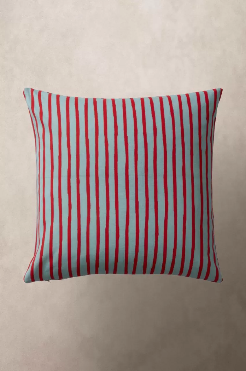 Prydnadskuddar & Fodral*Jotex JILLIE Kuddfodral 50x50cm Blå/röd