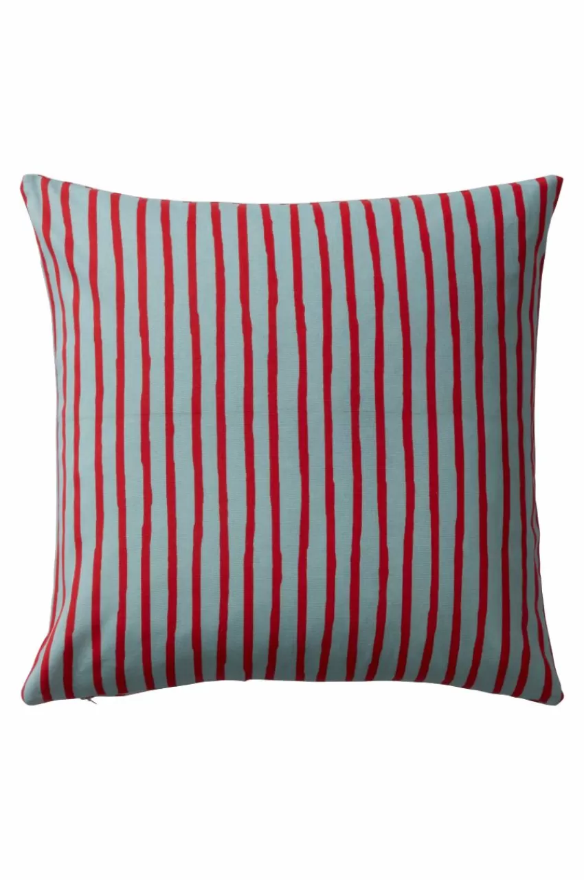 Prydnadskuddar & Fodral*Jotex JILLIE Kuddfodral 50x50cm Blå/röd