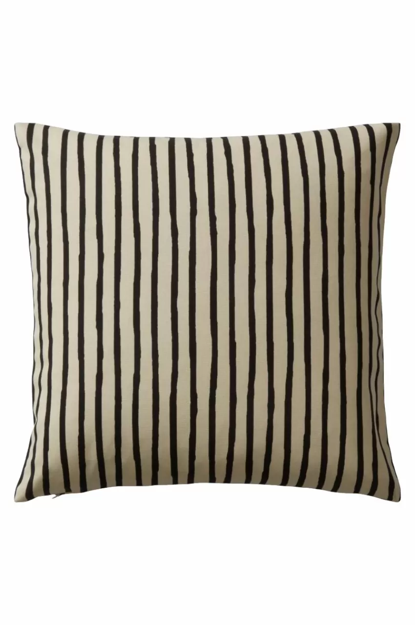 Prydnadskuddar & Fodral*Jotex JILLIE Kuddfodral 50x50cm Beige/svart