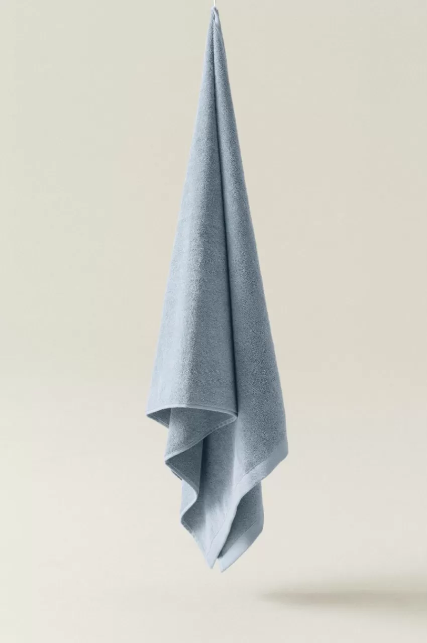 Badlakan*Jotex JOEY Badhandduk 70x140 Cm Gråblå