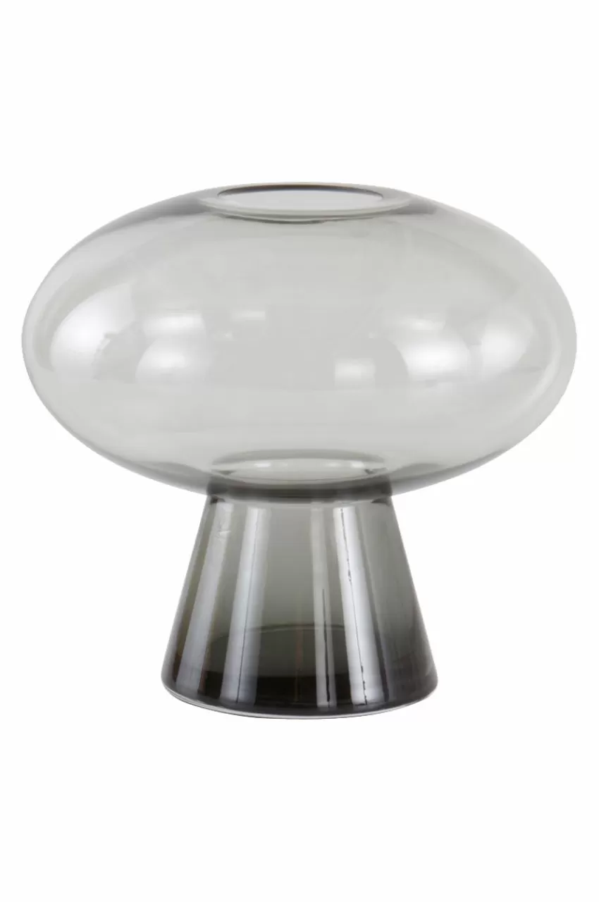 Vaser*Jotex JOLINE Glasvas - Höjd 20 Cm Rökgrå