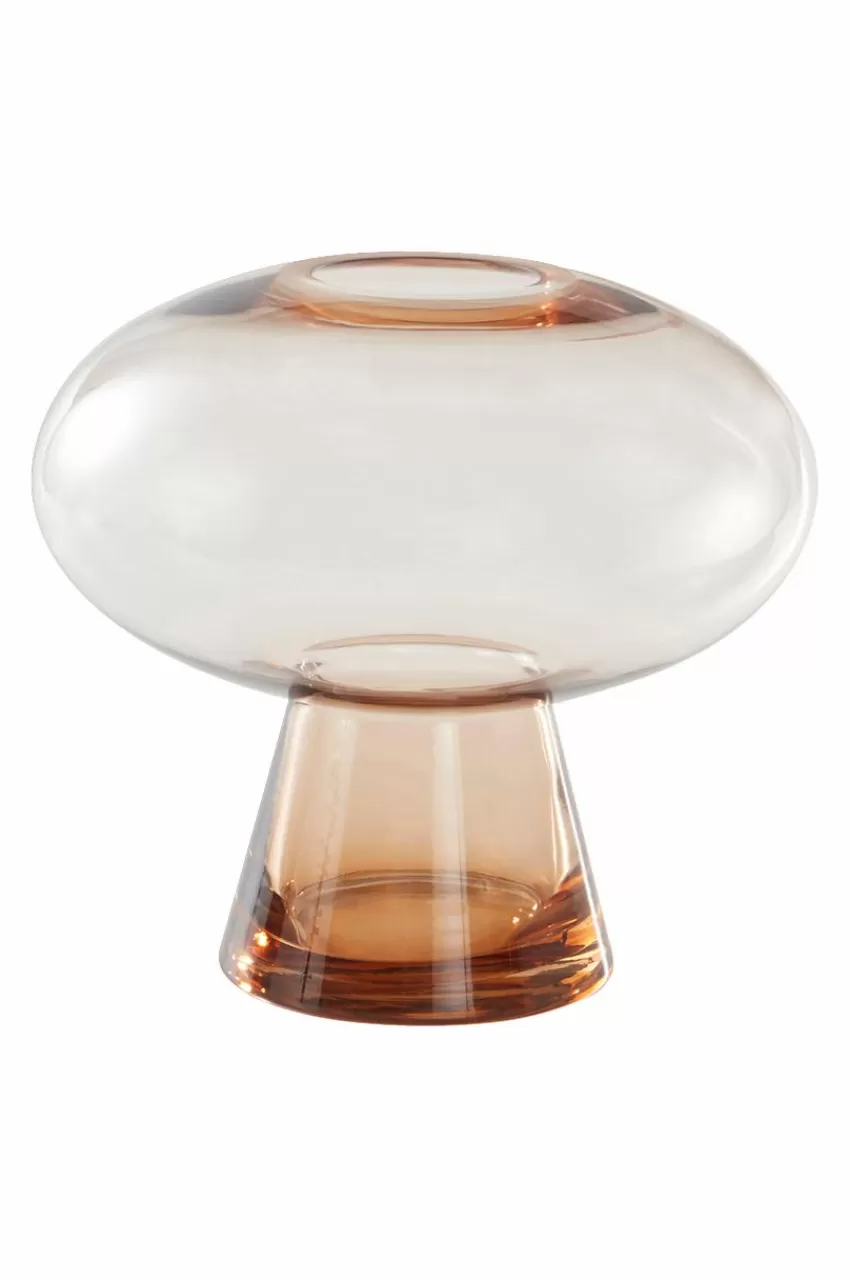 Vaser*Jotex JOLINE Glasvas - Höjd 20 Cm Amber