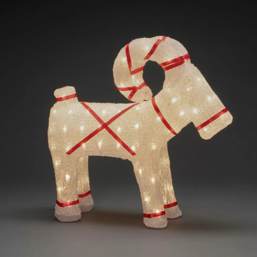 Utebelysning | Utebelysning*Jotex Julbock LED Höjd 48 Cm Klar