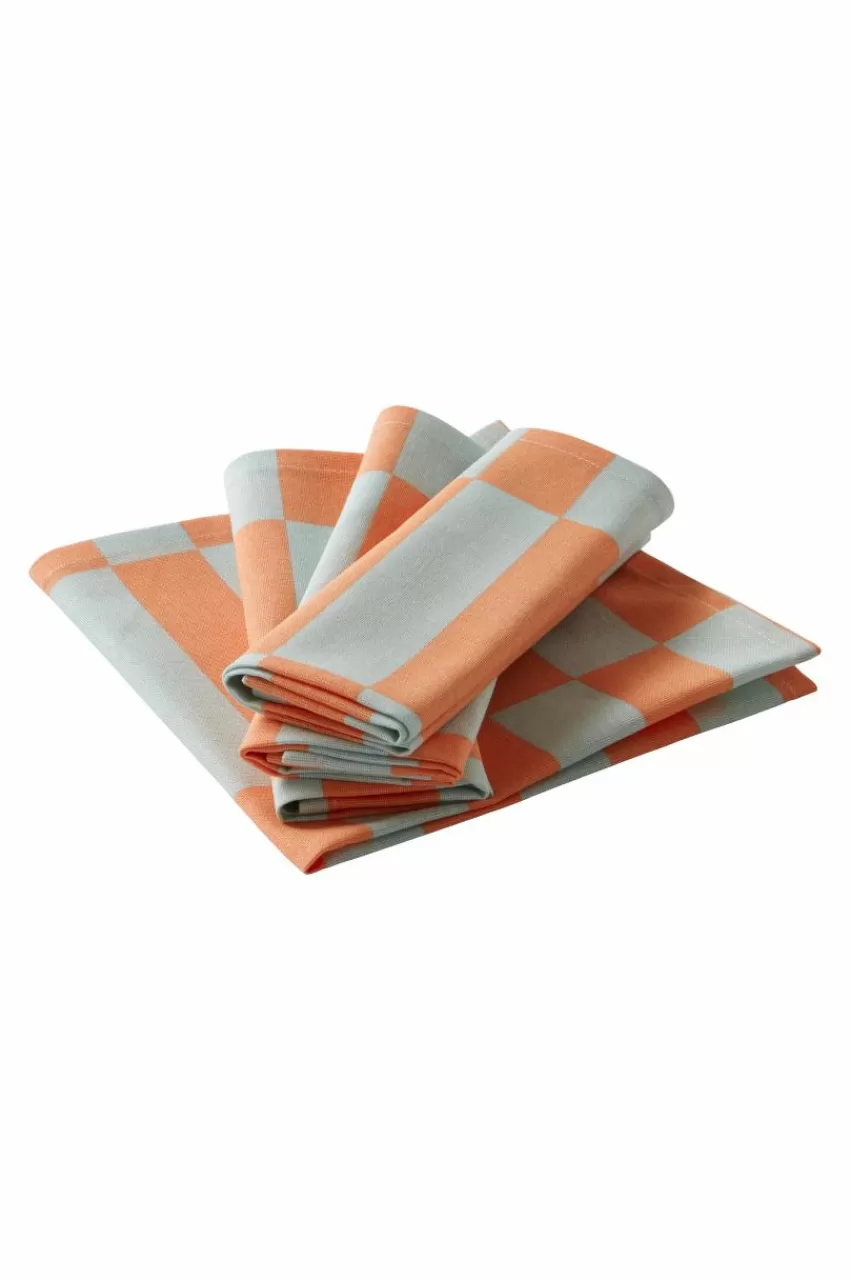 Servetter*Jotex JUNA Servett 4-pack Blå/rosa