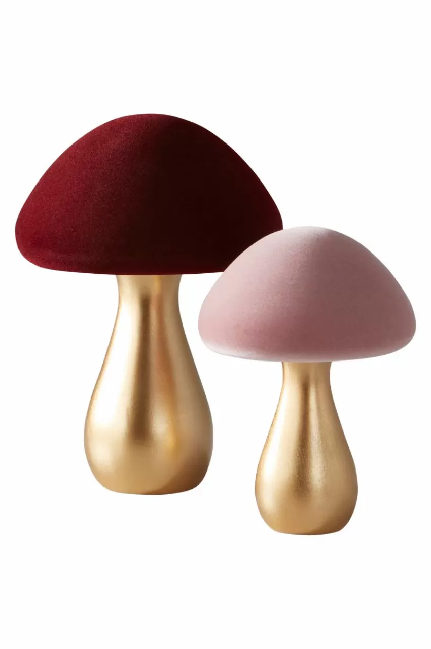 Prydnadssaker*Jotex KALLE Dekorationsfigur 2-pack Vinröd/ljusrosa