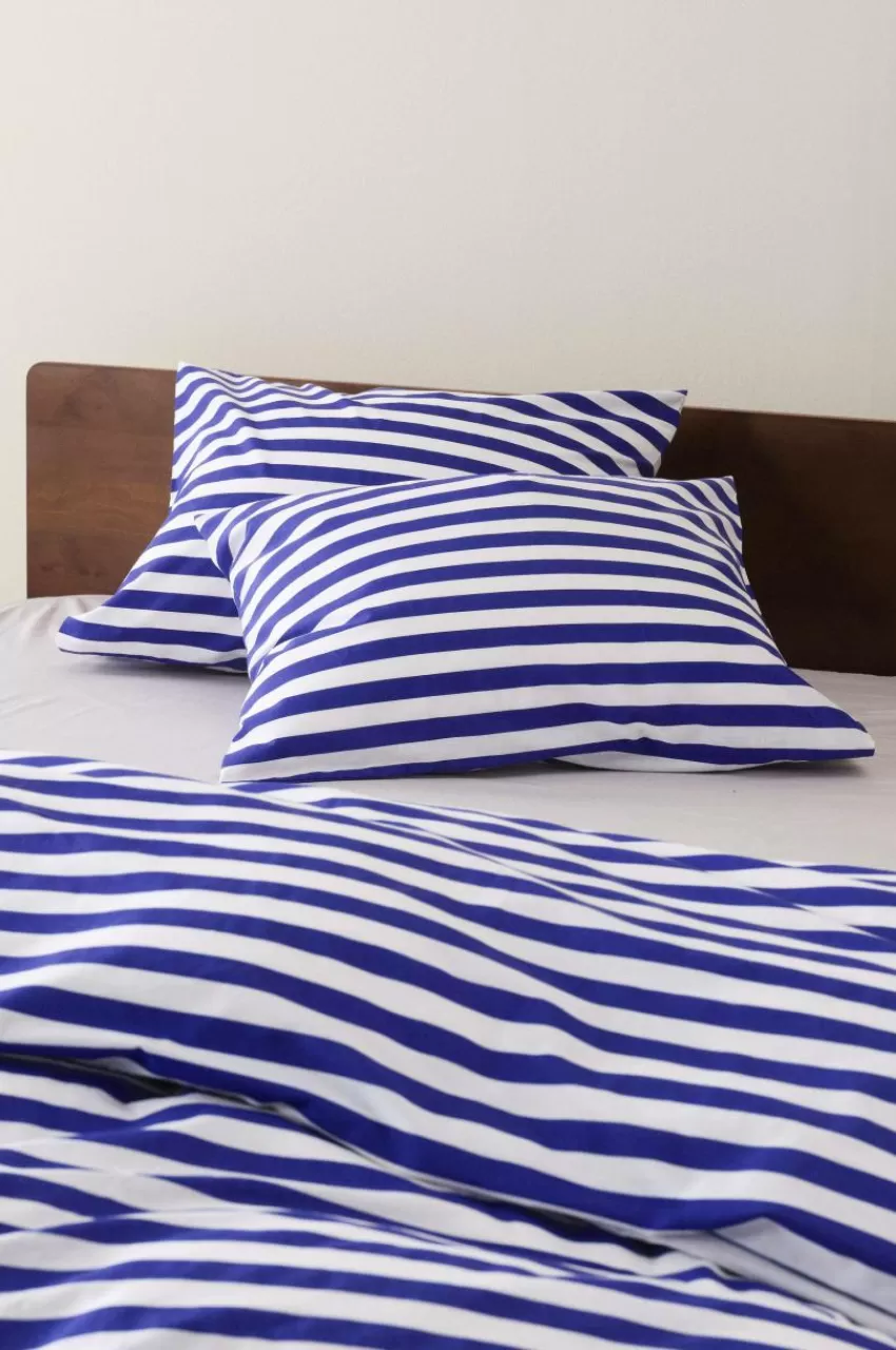 Örngott*Jotex KAYO örngott 2-pack 60x50 Cm Klarblå/vit
