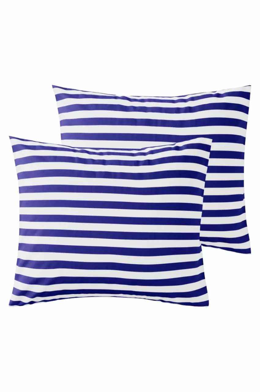 Örngott*Jotex KAYO örngott 2-pack 60x50 Cm Klarblå/vit