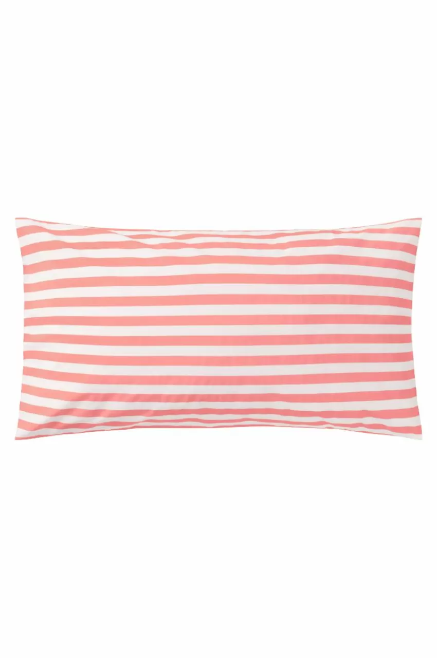 Örngott*Jotex KAYO örngott 90x50 Cm Korallrosa/vit