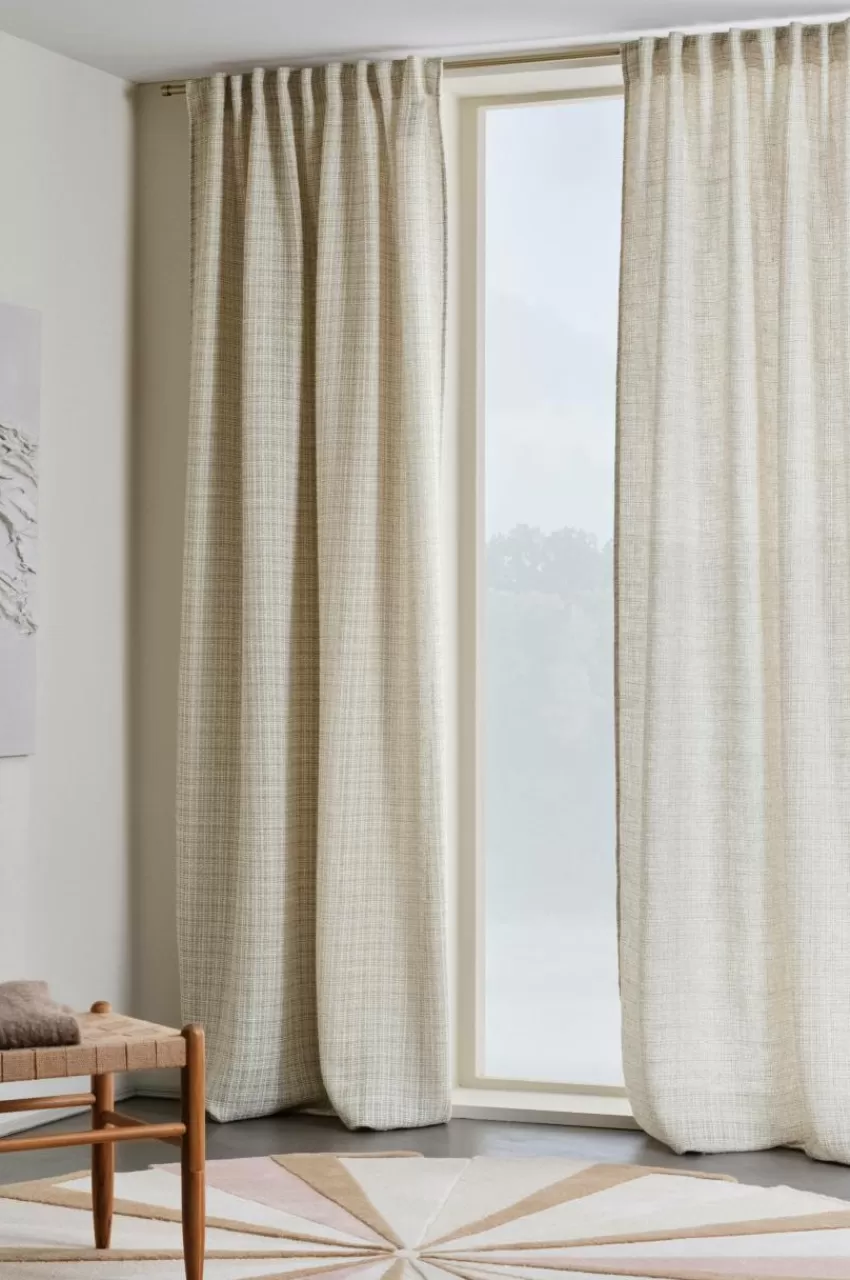 Multifunktionsgardiner*Jotex KIM Multifunktionsgardin 2-pack Beige