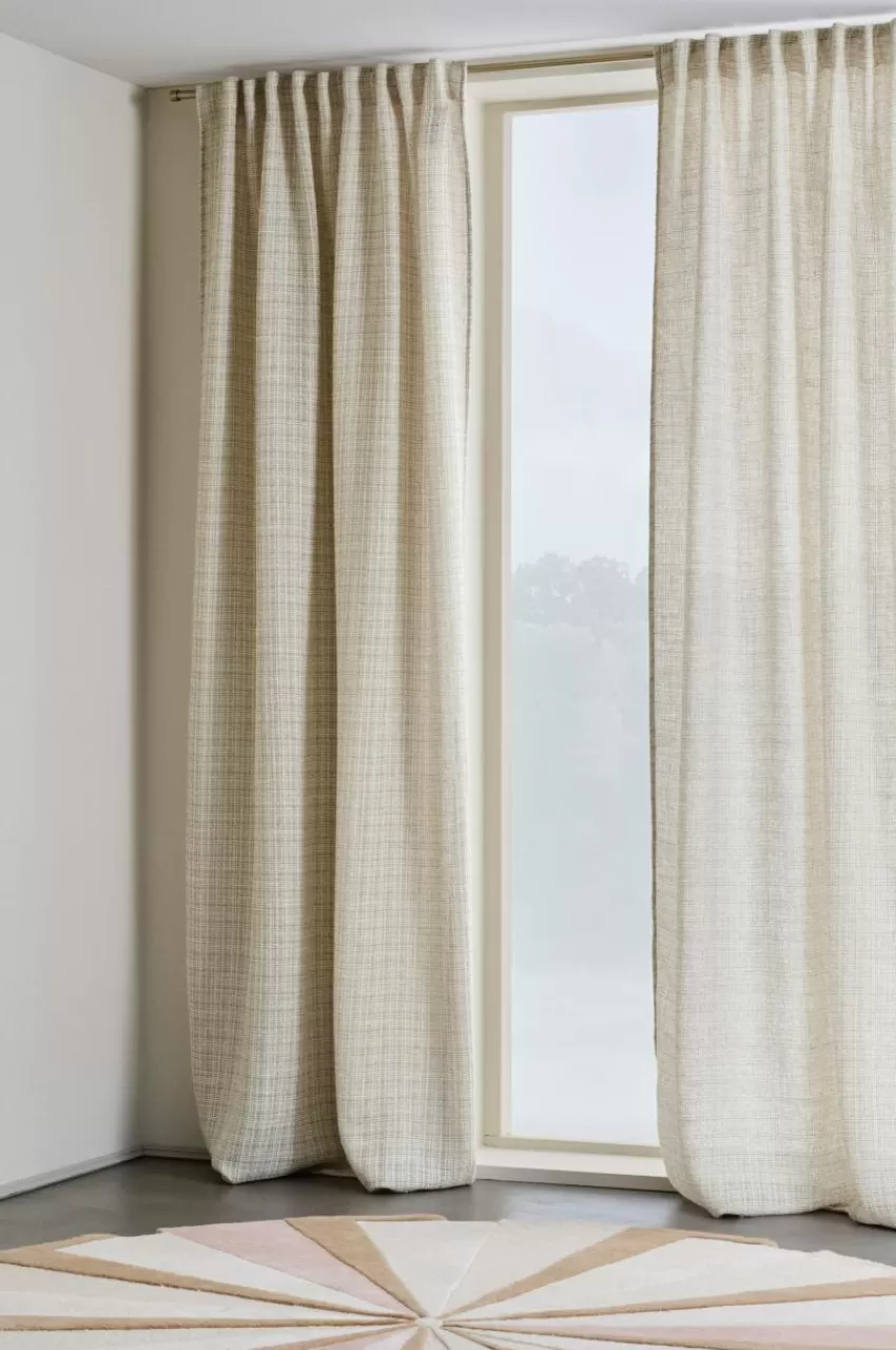 Multifunktionsgardiner*Jotex KIM Multifunktionsgardin 2-pack Beige