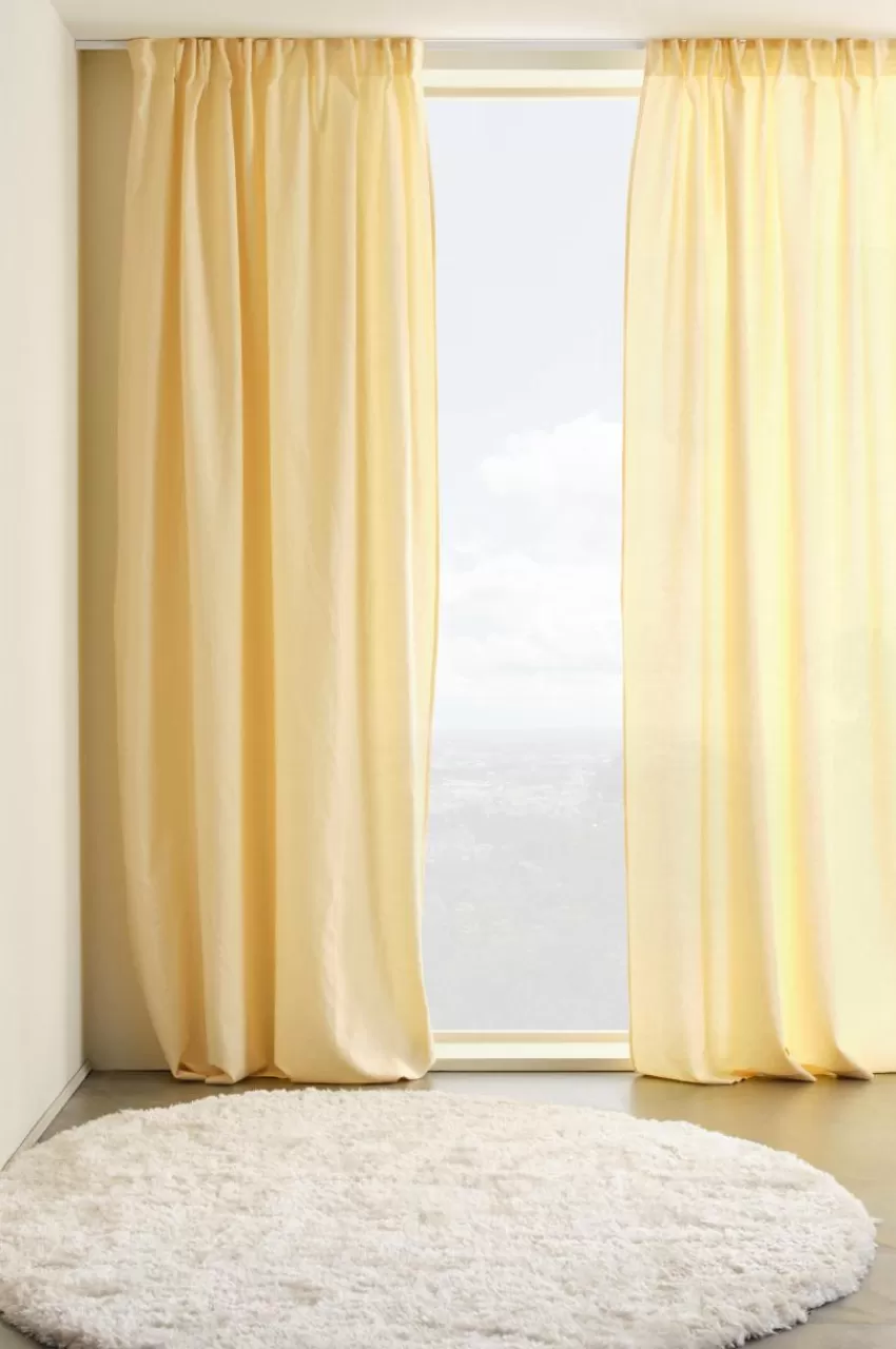 Linnegardiner | Multifunktionsgardiner*Jotex KIT Linnegardin 2-pack Mangogul