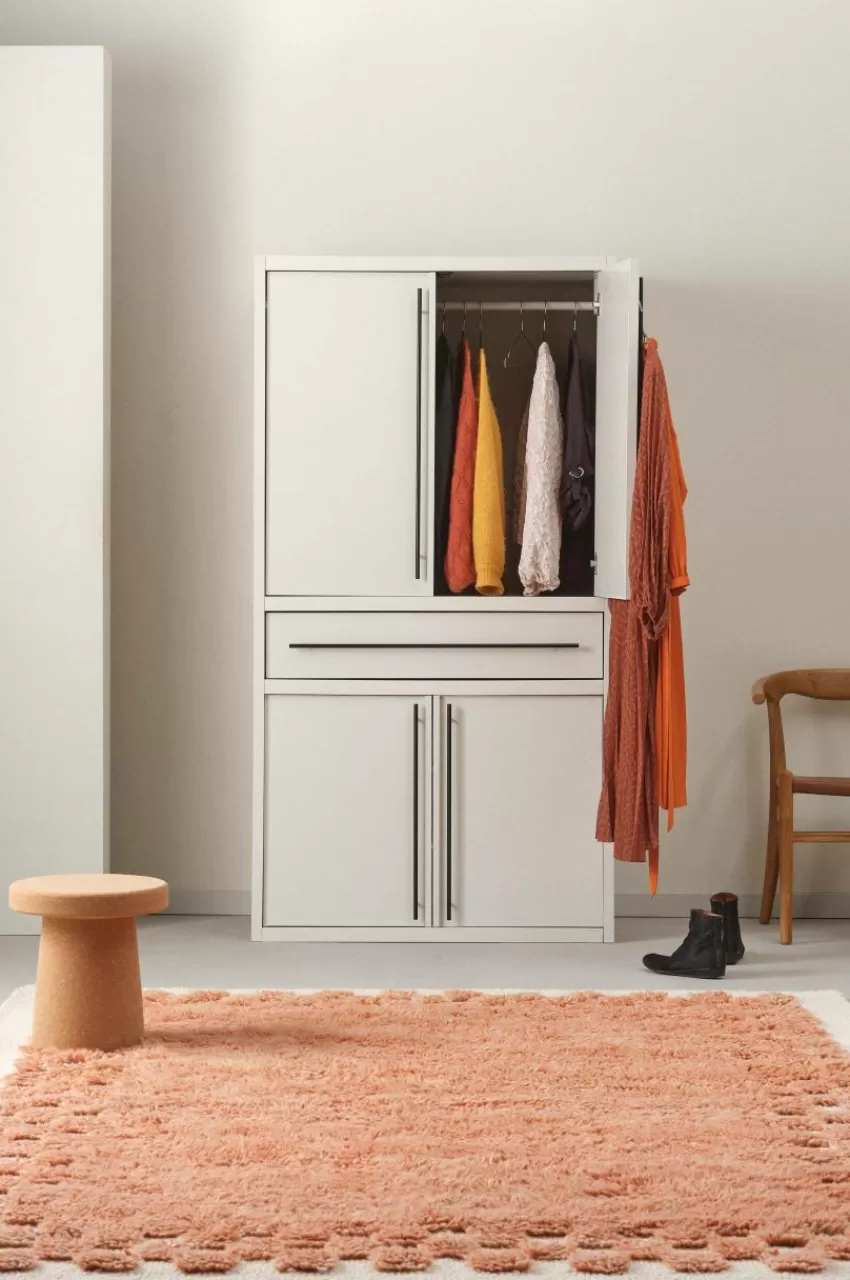 Förvaring*Jotex KLÖVERDAL Garderob Beige/svart