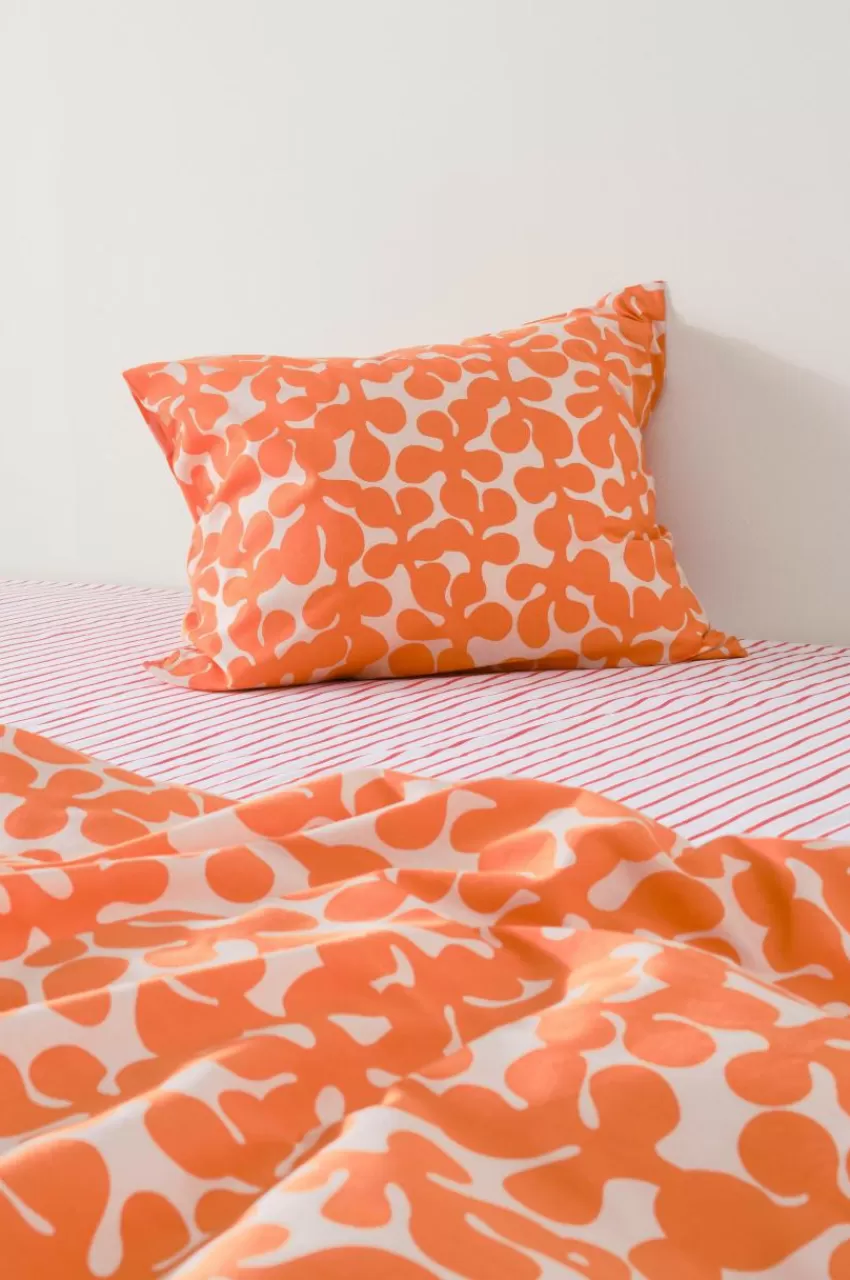 Örngott*Jotex KNOTA örngott 60x50 Cm Ekologisk Persika/orange