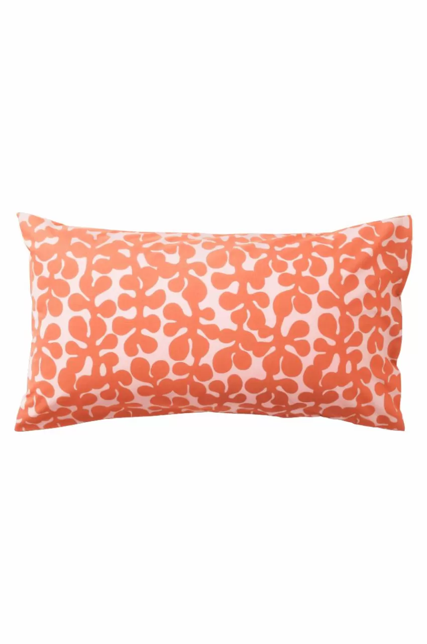 Örngott*Jotex KNOTA 90x50 Cm Ekologisk örngott Persika/orange
