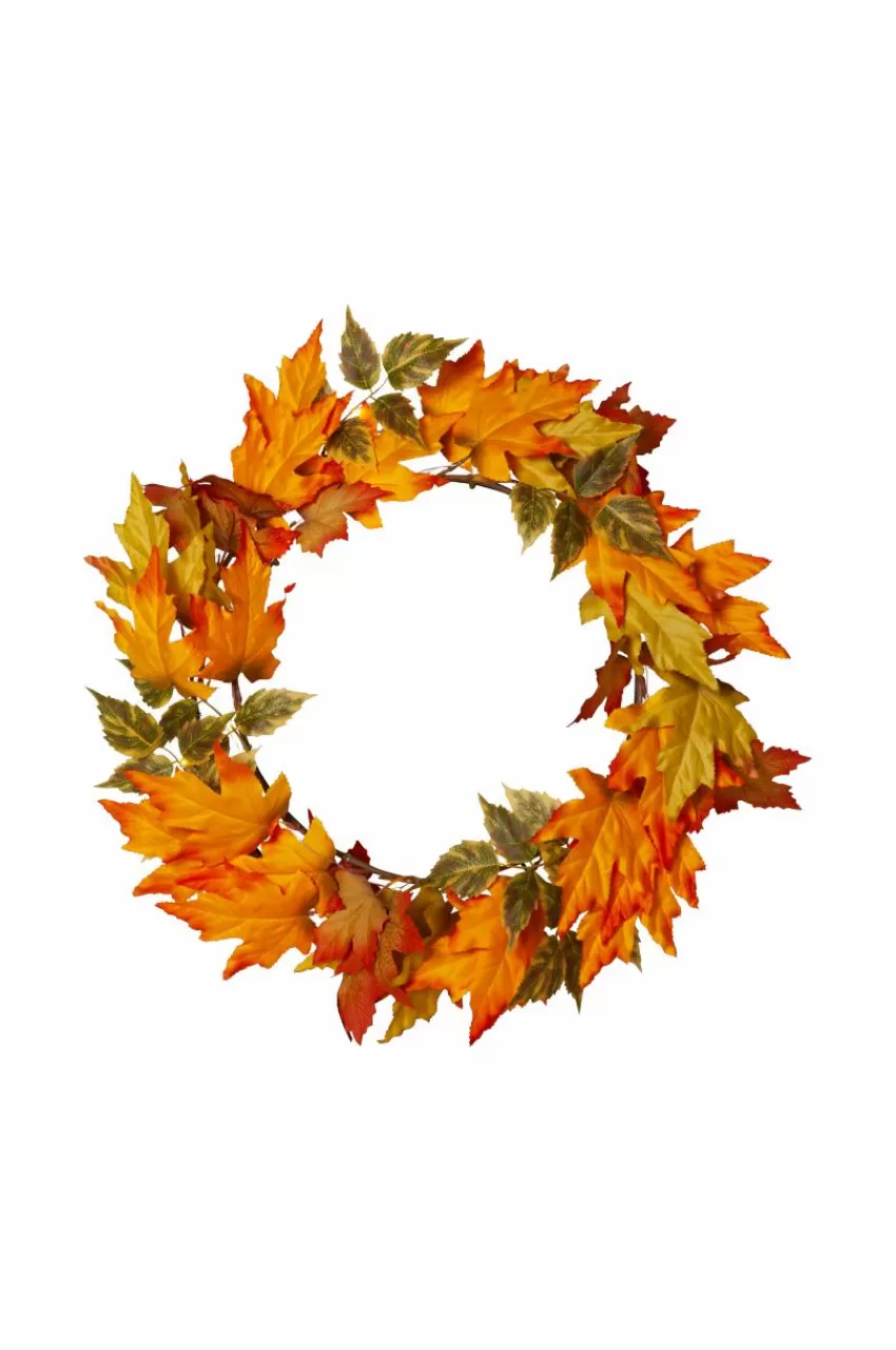 Utebelysning | Utebelysning*Jotex Krans Autumn 45 Cm Orange